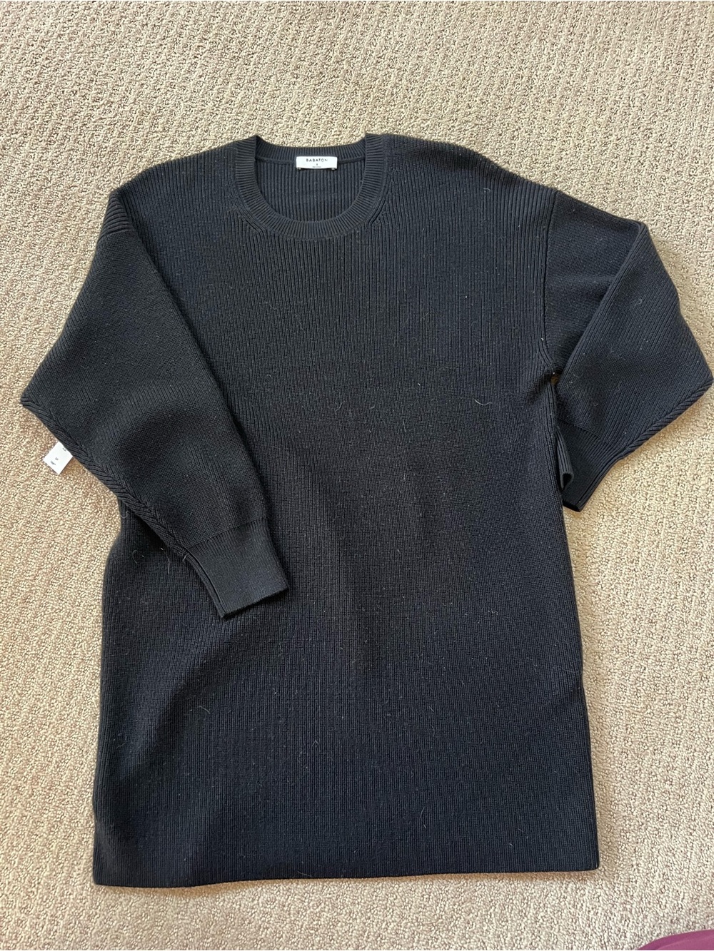 Babaton Black Crewneck Sweater